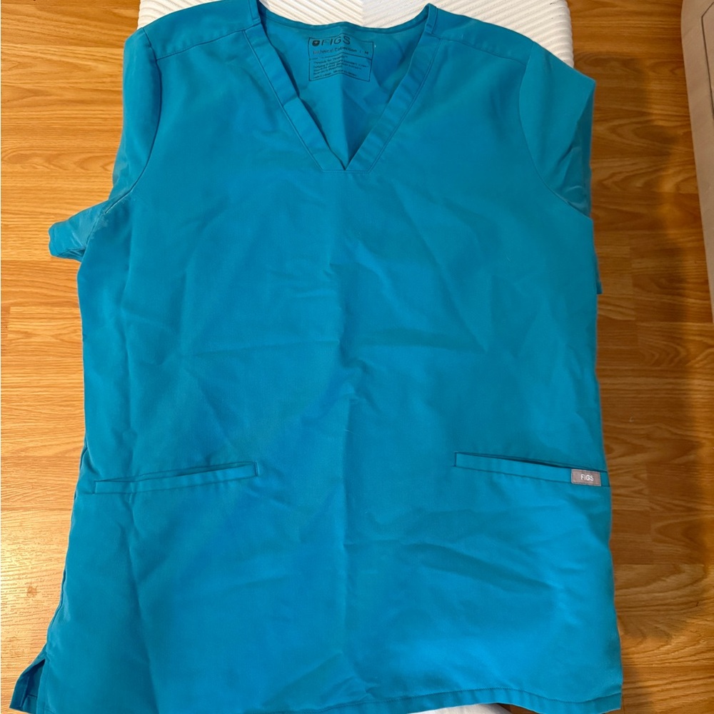 Blue Scrub Top